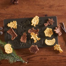 Moule Biscuits de Noël en Silicone Platinium - LURCH 65021