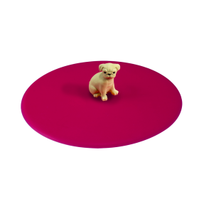 My Lid, lot de 3 couvercles protège verre en silicone décor fruits - Lurch 210188