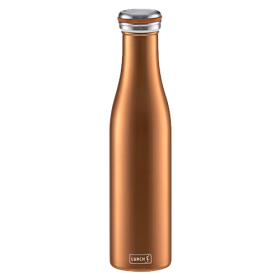 Bouteille isotherme 0,75 l bronze métal LURCH