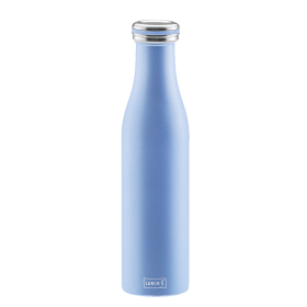Bouteille isotherme 0,75 l bleu perle LURCH