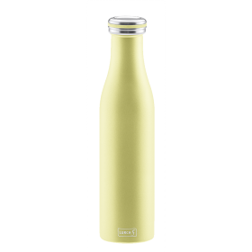 Bouteille isotherme 0,75 l jaune perle LURCH