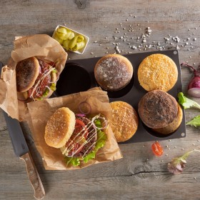Moule à Burgers Silicone Platinium - Lurch 85081