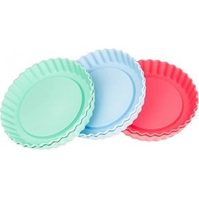 Set de 6 Moules Tartelettes en Silicone Platinium - Lurch 85015