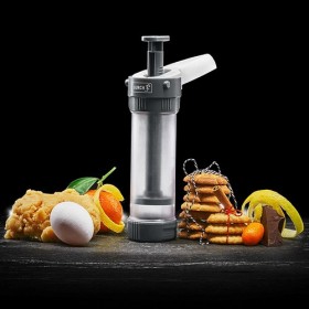 Presse à biscuits avec 9 disques en forme et 8 embouts - Lurch