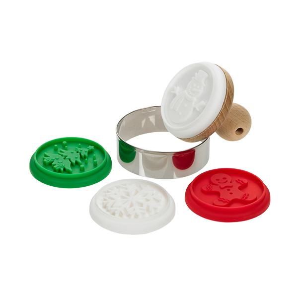 Tampon pour Gâteaux de Noël, Lurch 10522