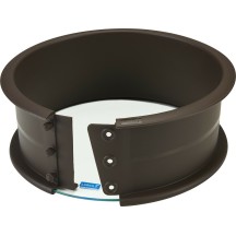 Moule à Manqué 20cm à charnière et fond amovible Bake&Serve Silicone Platinium - LURCH 68006