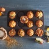 Moules à 12 Muffins Américain en Silicone Platinium - Lurch 85031