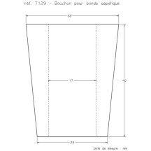 Bouchon pour bonde aseptique Duplex 1 et Duplex 1A