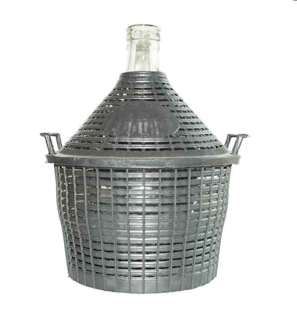 Bonbonne en verre ambré Marron - Vendu
