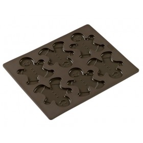 Moule Biscuits de Noël en Silicone Platinium - Lurch 65021