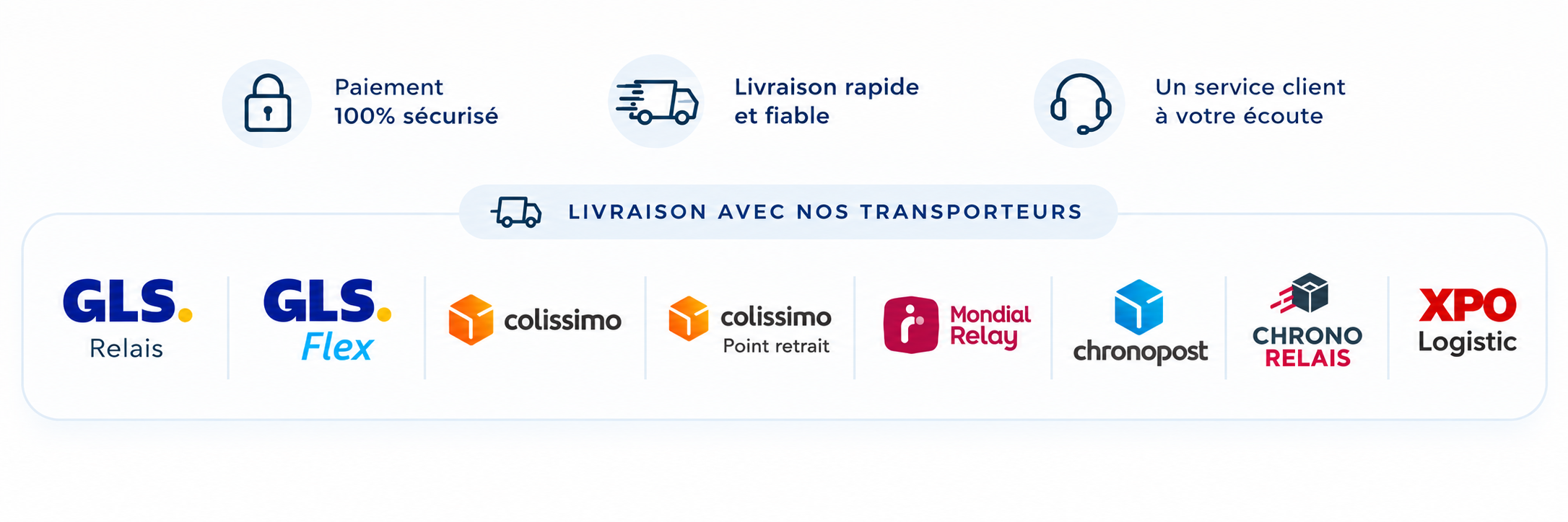 Partenaires livraison simaco-shop.com